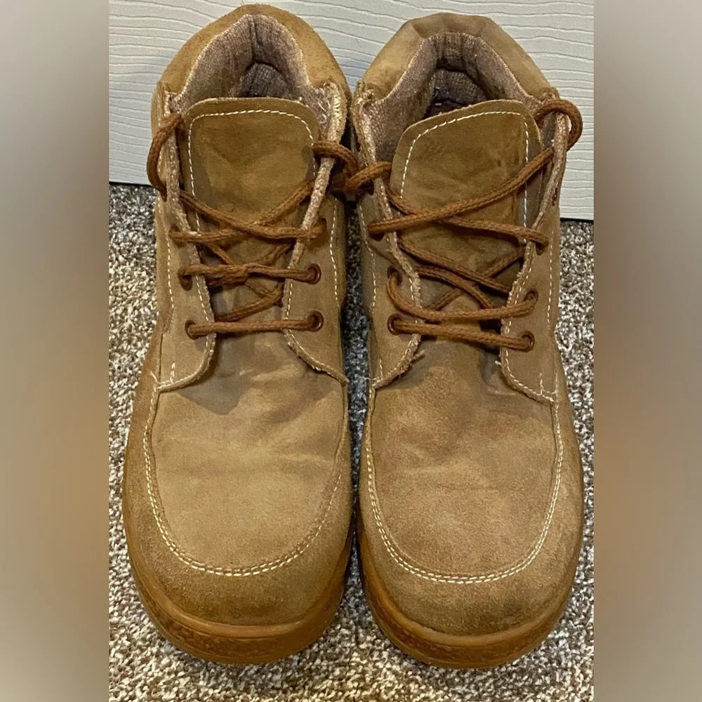 Dunham Vtg Mens Chukka Boot Tan Leather Size 9D
